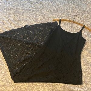 Maurices Black Lace Maxi Dress